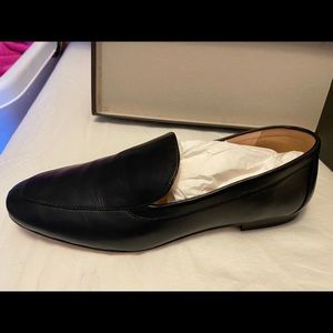 New J. Crew Women’s Black Leather Dress Slippers